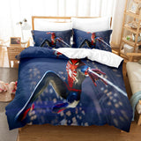 Spider-Man Cosplay Full Bedding Set Duvet Cover Comforter Bed Sheets - EBuycos