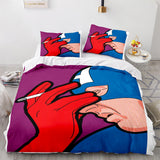 Spiderman Cosplay 3 Piece Comforter Bedding Set Duvet Cover Bed Sheets - EBuycos