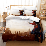 Spiderman Cosplay Full Bedding Set Duvet Cover Comforter Bed Sheets - EBuycos