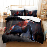 Spiderman Cosplay Full Bedding Set Duvet Cover Comforter Bed Sheets - EBuycos