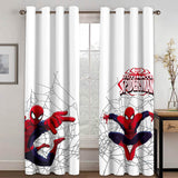 Spiderman Curtains Cosplay Blackout Window Treatments Drapes for Room Decor