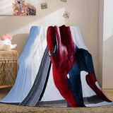 Spiderman Flannel Fleece Throw Cosplay Blanket Halloween Comforter Set - EBuycos