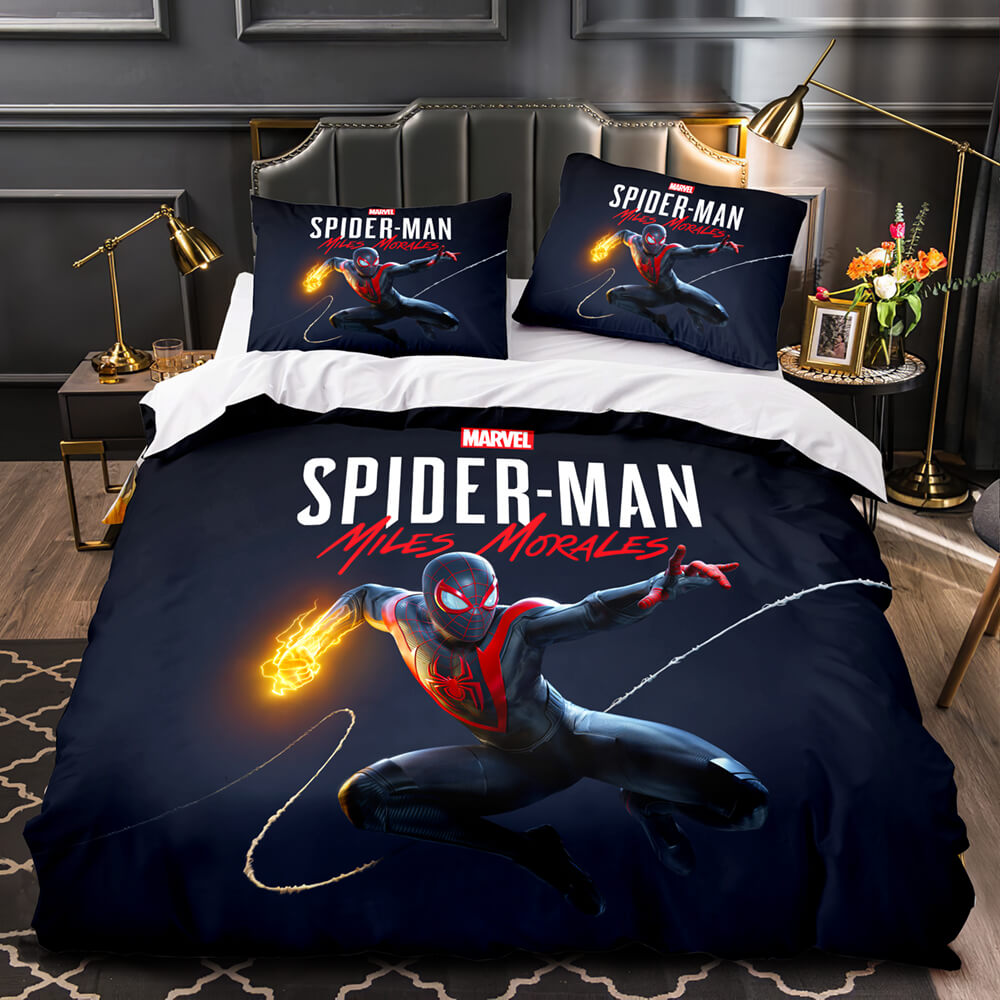 Spiderman Spider-Man Bedding Set Quilt Duvet Covers Bed Sheets Home Decor - EBuycos