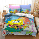 SpongeBob SquarePants Bedding Set Duvet Covers Comforter Bed Sheets - EBuycos