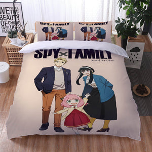Spy x Family Bedding Set Cosplay Quilt Cover Without Filler