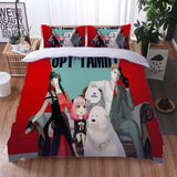 Spy x Family Bedding Set Quilt Covers Without Filler