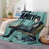 Spy x Family Flannel Fleece Blanket Throw Blanket for Room Decoration