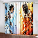 Star Wars Curtains Pattern Blackout Window Drapes