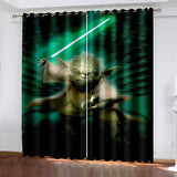 Star Wars Curtains Pattern Blackout Window Drapes