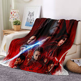 Star Wars Pattern Blanket Flannel Throw Room Decoration