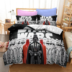 Star Wars Series Cosplay Bedding Set Quilt Duvet Cover Bed Sheets Sets - EBuycos
