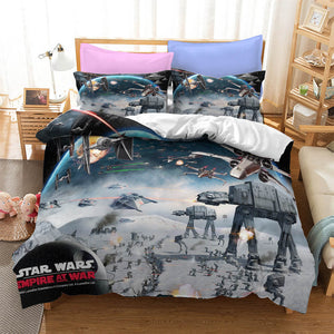 Star Wars Skywalker Bedding Set Duvet Covers Halloween Bed Sheets Sets - EBuycos