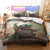 Baby Yoda Bedding Set Duvet Cover Bed Sets - EBuycos