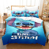 Stitch Cosplay Bedding Set Duvet Cover Comforter Bed Sheets - EBuycos