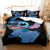 Stitch Cosplay Bedding Set Duvet Cover Comforter Bed Sheets - EBuycos