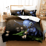 Stitch Pattern Bedding Set Kids Quilt Cover Without Filler