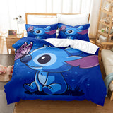 Stitch Cosplay Bedding Set Duvet Cover Comforter Bed Sheets - EBuycos