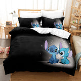 Stitch Cosplay Bedding Set Duvet Cover Comforter Bed Sheets - EBuycos