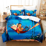 Stitch Cosplay Bedding Set Duvet Cover Comforter Bed Sheets - EBuycos