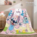 Stitch Cosplay Flannel Throw Blanket Micro Fleece Plush Blanket - EBuycos
