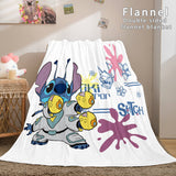 Stitch Cosplay Flannel Throw Blanket Micro Fleece Plush Blanket - EBuycos