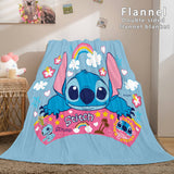Stitch Cosplay Flannel Throw Blanket Micro Fleece Plush Blanket - EBuycos