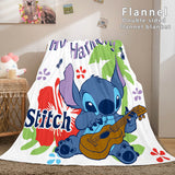 Stitch Cosplay Flannel Throw Blanket Micro Fleece Plush Blanket - EBuycos