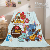 Stitch Cosplay Flannel Throw Blanket Micro Fleece Plush Blanket - EBuycos