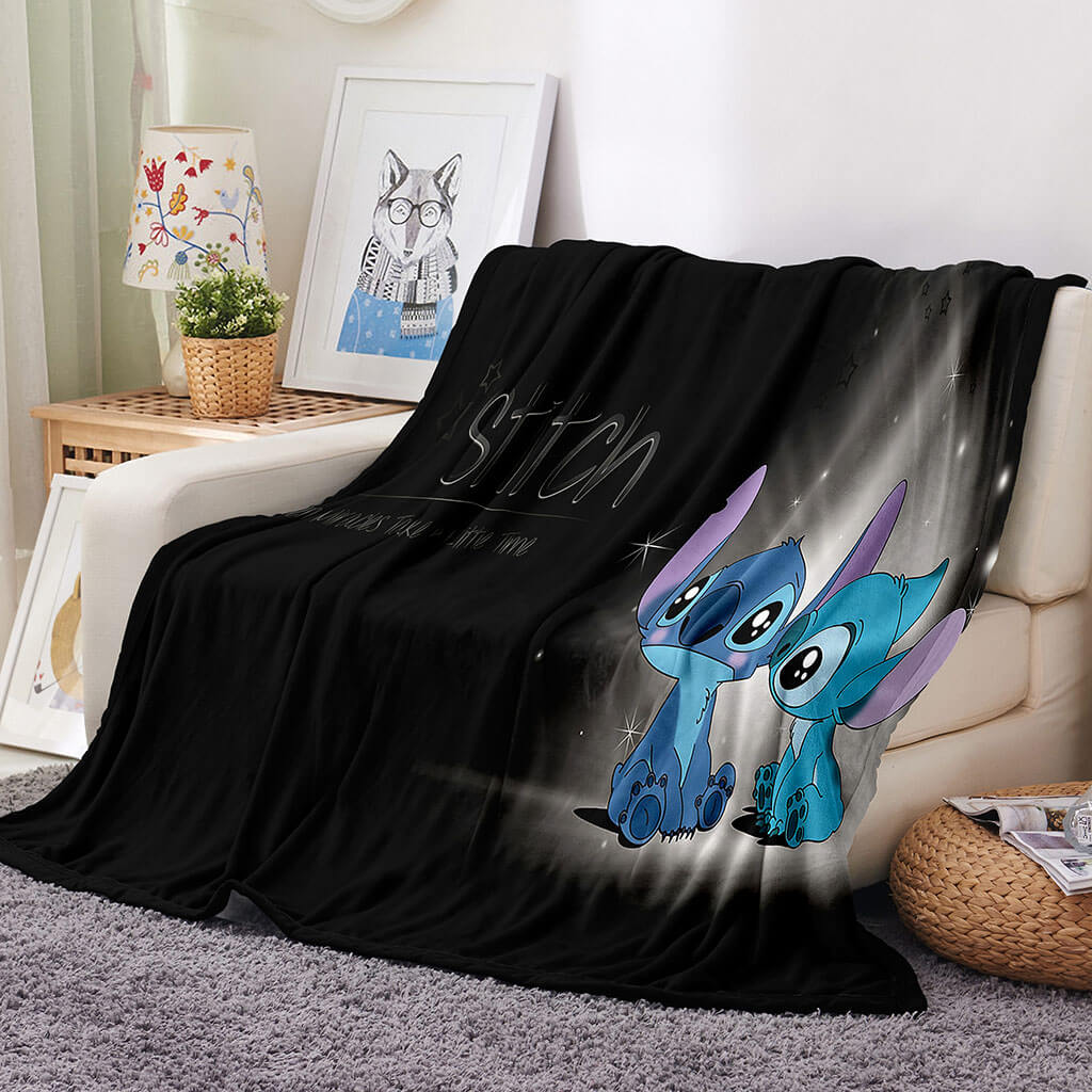 Stitch Pattern Blanket Flannel Throw Room Decoration