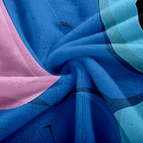 Stitch Pattern Blanket Flannel Throw Room Decoration