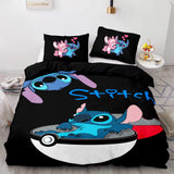 Stitch and Scrump Bedding Set Quilt Duvet Cover Bed Sets Room Decoration