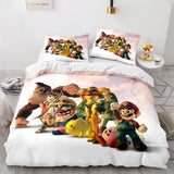 Super Mario Cosplay Bedding Set Full Duvet Cover Comforter Bed Sheets - EBuycos