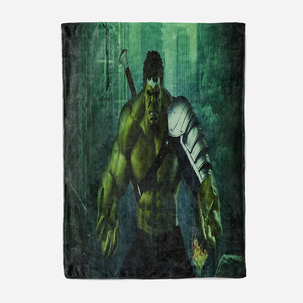 Superhero Hulk Blanket Flannel Throw Room Decoration