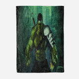 Superhero Hulk Blanket Flannel Throw Room Decoration
