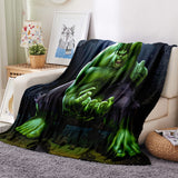 Superhero Hulk Blanket Flannel Throw Room Decoration