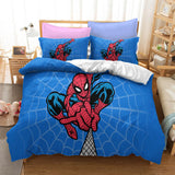 Superhero Spiderman Bedding Set Quilt Duvet Cover Bed Sheets Sets - EBuycos