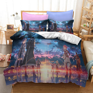 Sword Art Online Bedding Set Pattern Quilt Cover Without Filler
