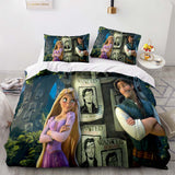 Tangled Bedding Set Pattern Quilt Cover Without Filler