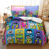 Teen Titans Go Cosplay Bedding Set Quilt Duvet Cover Bed Sheets Sets - EBuycos