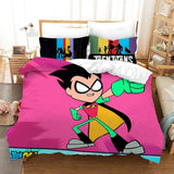 Teen Titans Go Kids Bedding Set Quilt Duvet Cover Bed Sheets Sets - EBuycos