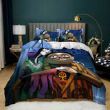 The Addams Family Cosplay Bedding Set Comforter Duvet Cover Bed Sheets - EBuycos