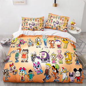 The Amazing World of Gumball Bedding Set Quilt Duvet Cover Bedding Sets - EBuycos