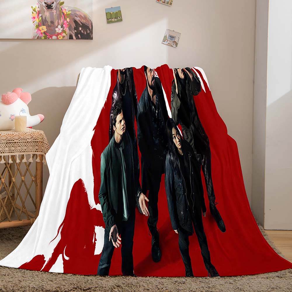 The Boys Blanket Pattern Flannel Throw Room Decoration