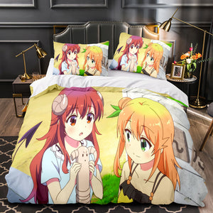 The Demon Girl Next Door 2nd Season Bedding Set Quilt Duvet Cover Bed Sets