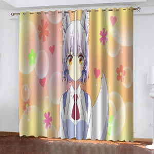 The Demon Girl Next Door 2nd Season Curtains Blackout Window Drapes