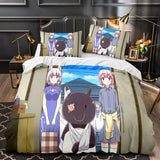The Demon Girl Next Door Bedding Set Cosplay Quilt Duvet Cover Bed Sets