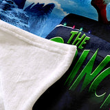 The Grinch Blanket Pattern Flannel Throw Room Decoration