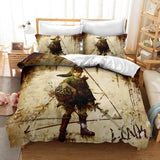 The Legend of Zelda Cosplay Bedding Quilt Duvet Covers Bed Sheets Sets - EBuycos