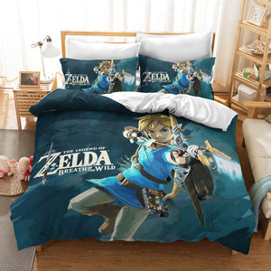 The Legend of Zelda Cosplay Bedding Quilt Duvet Covers Bed Sheets Sets - EBuycos