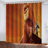 The Lion King Curtains Blackout Window Treatments Drapes Room Decor